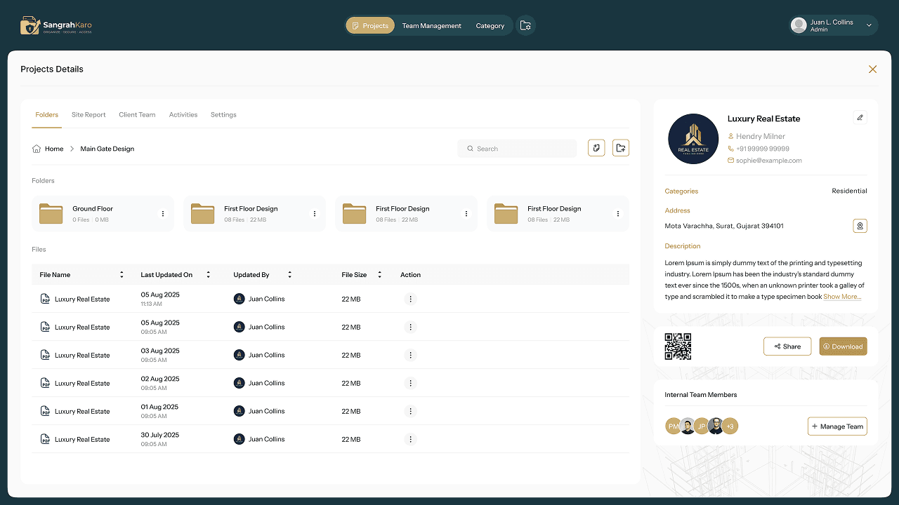 Project Screen 3